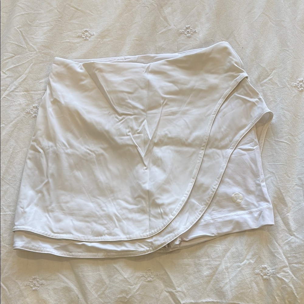 White Athletic Skort